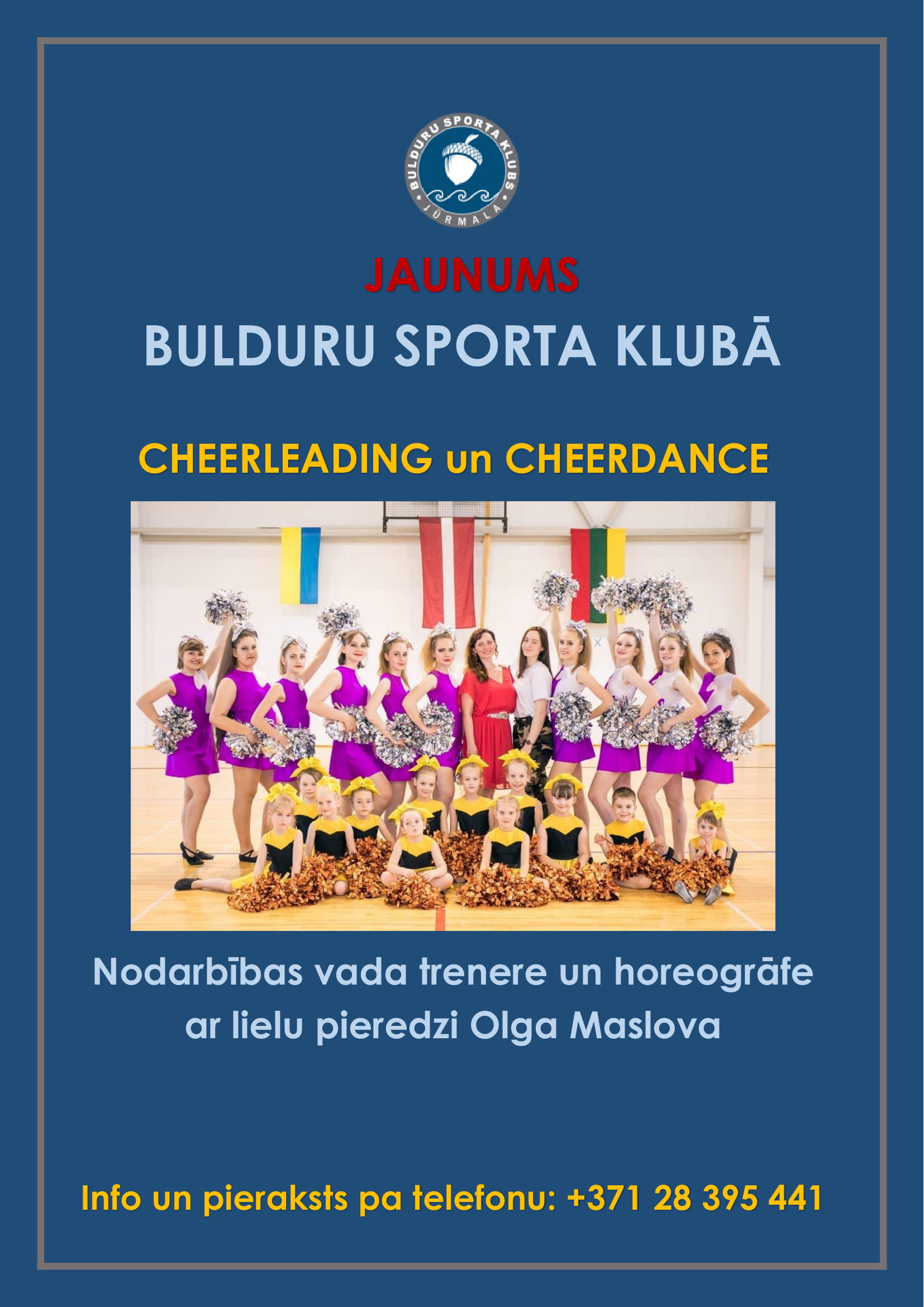 Cheerleading/Cheerdance Bulduru sporta klubā!
